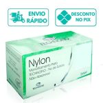 Fio de Sutura de Nylon Preto 2-0 45cm NY24CT30 24 Env - Technofio - Imagem 3